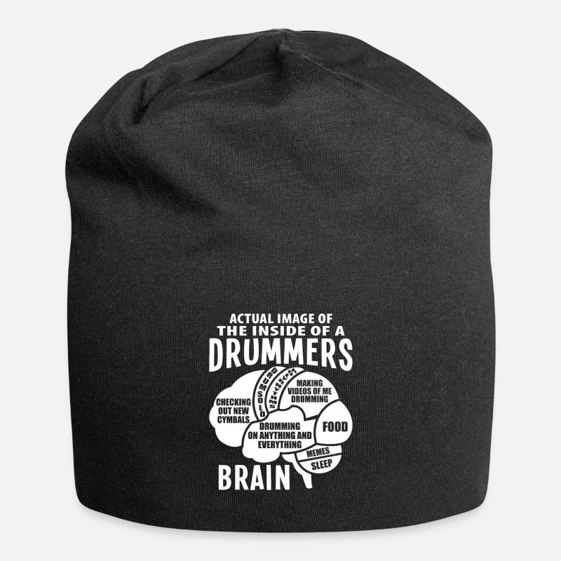 Drum Drummer Drum Drummer - Bonnet en jersey - noir