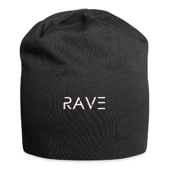 Rave Raven danse Party Techno Électro Cadeau - Bonnet en jersey - noir - Devant