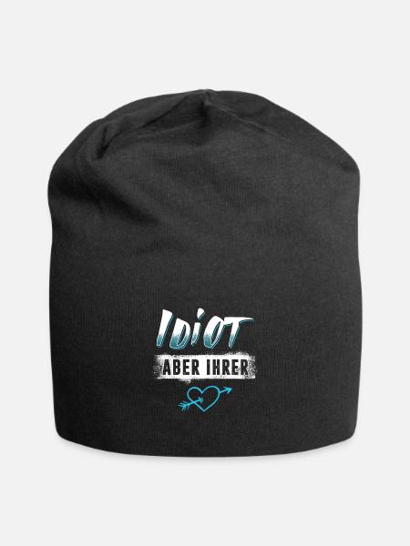 Idiot Aber Ihrer Valentinstag Partnerlook - Jersey-Beanie - Schwarz