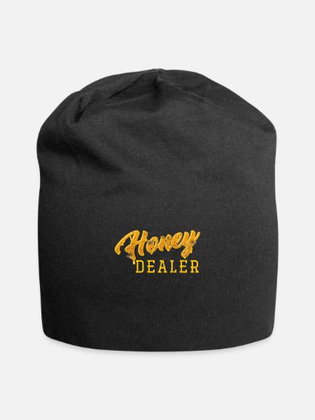 beekeeper - Jersey Beanie - black