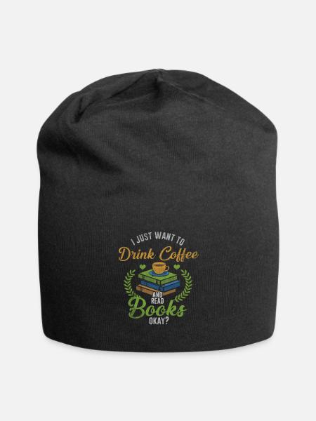 book - Jersey Beanie - black