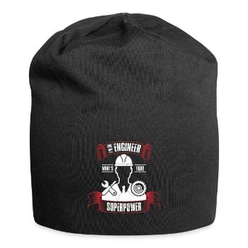 Ingenieur Wirtschaftsingenieur Maschinenbau - Jersey-Beanie - Schwarz - Vorne