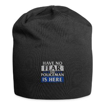 Police cop cop gift - Jersey Beanie - black - Front