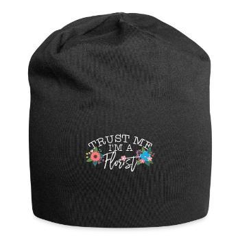 Idée cadeau fleuriste fleuriste - Bonnet en jersey - noir - Devant