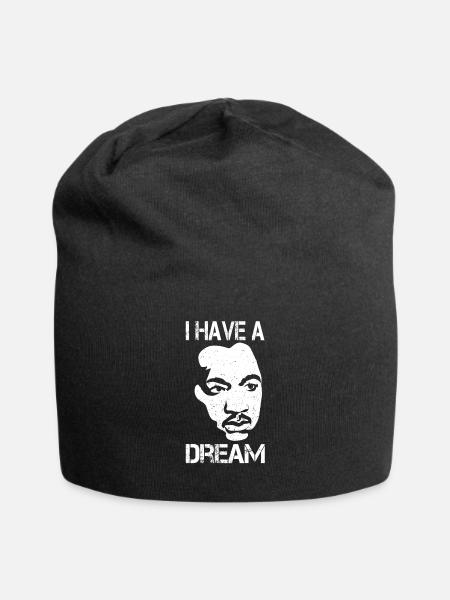 Martin Luther King - Bonnet en jersey - noir