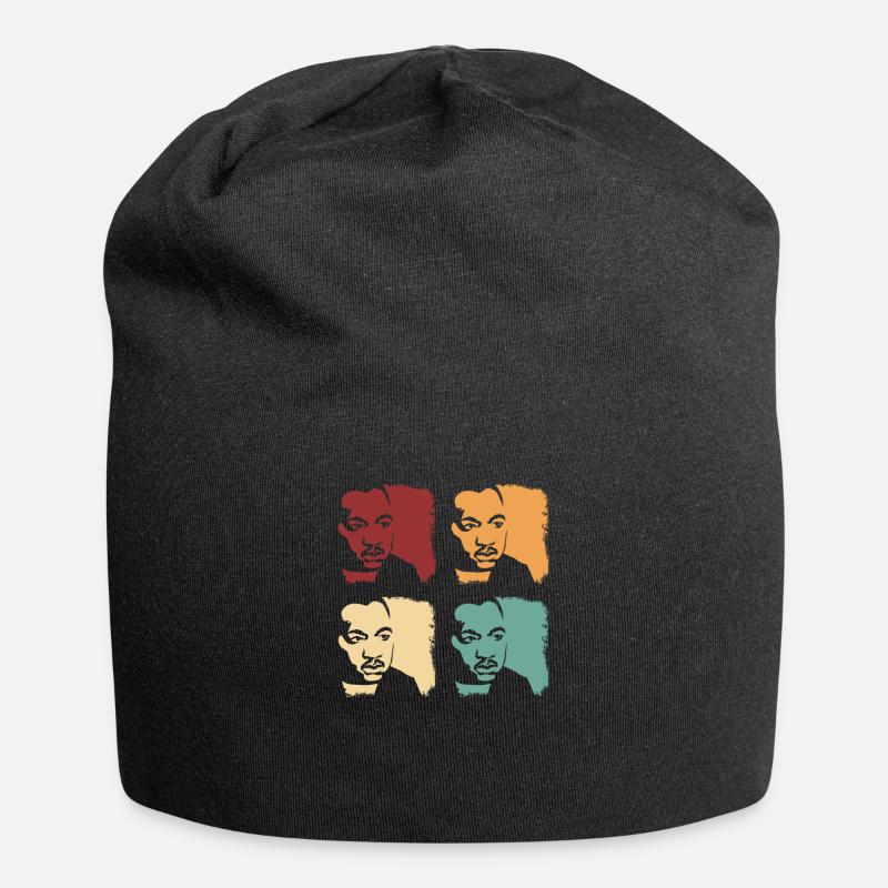 Martin Luther King - Jersey Beanie - black