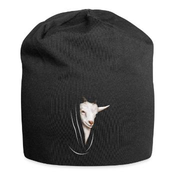 Goat goat goat lover gift - Jersey Beanie - black - Front