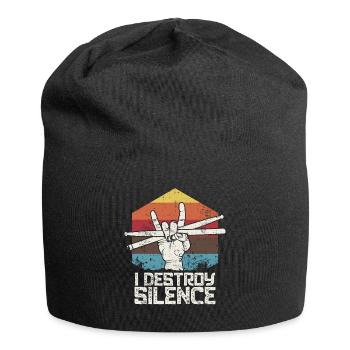 Conception drôle de batteur | Percussion cadeau musicien - Bonnet en jersey - noir - Devant
