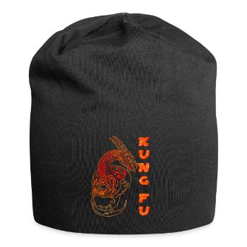 Kung fu dragon chine arts martiaux arts martiaux - Bonnet en jersey - noir - Devant