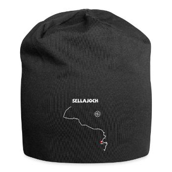 Sella Pass, Italian Passo Sella Serpentine - Jersey Beanie - black - Front
