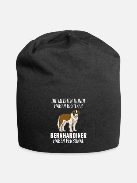 Bernhardiner Personal Hunde Hundehalter Geschenk - Jersey-Beanie - Schwarz