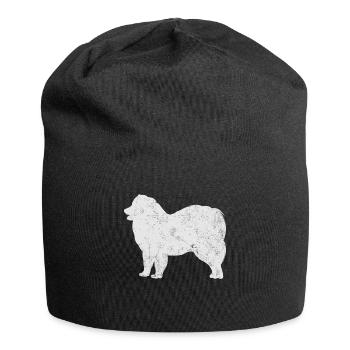 Samojede Samoyed Hundebesitzer - Jersey-Beanie - Schwarz - Vorne