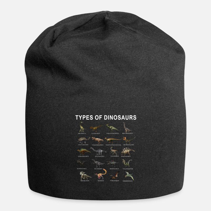 dinosaures - Bonnet en jersey - noir