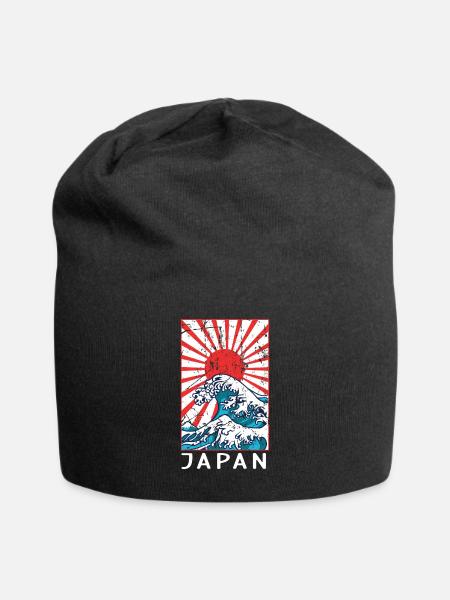 Japon - Bonnet en jersey - noir