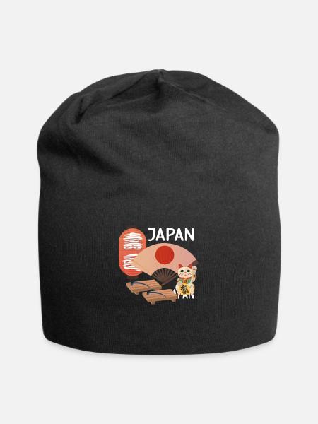 Japan - Jersey-Beanie - Schwarz