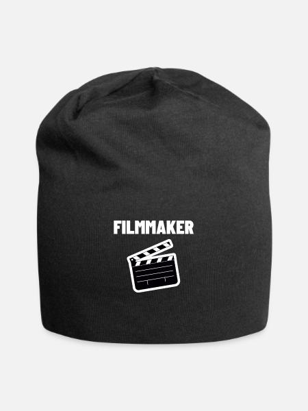 Filmmaker Videographer Filmmaker Cinema TV Gift - Jersey Beanie - black