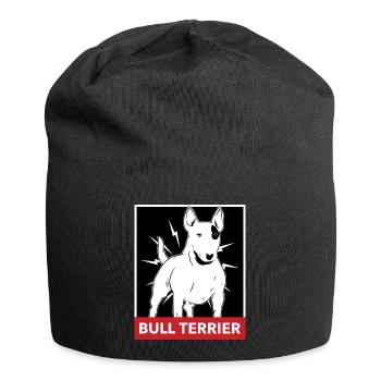 Bull Terrier - Bonnet en jersey - noir - Devant