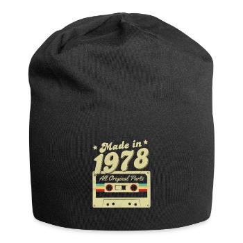 Made in 1978 - Jersey-Beanie - Schwarz - Vorne