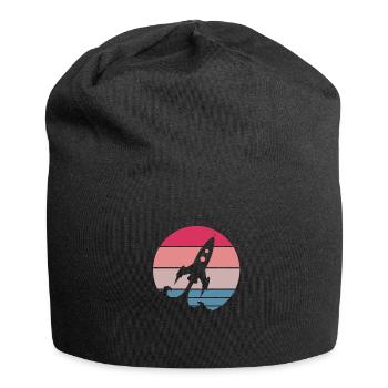 rocket - Jersey Beanie - black - Front