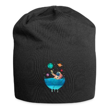 astronaut - Jersey Beanie - black - Front
