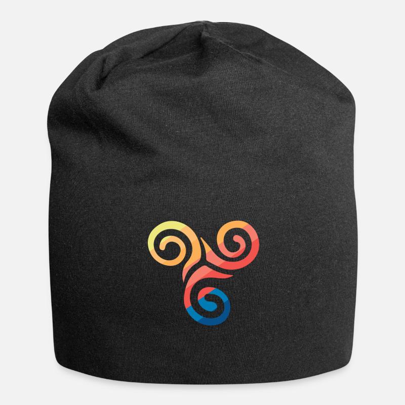 Keltisches symbol - Jersey-Beanie - Schwarz