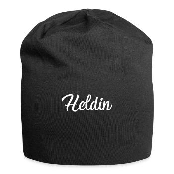 Heldin - Jersey-Beanie - Schwarz - Vorne