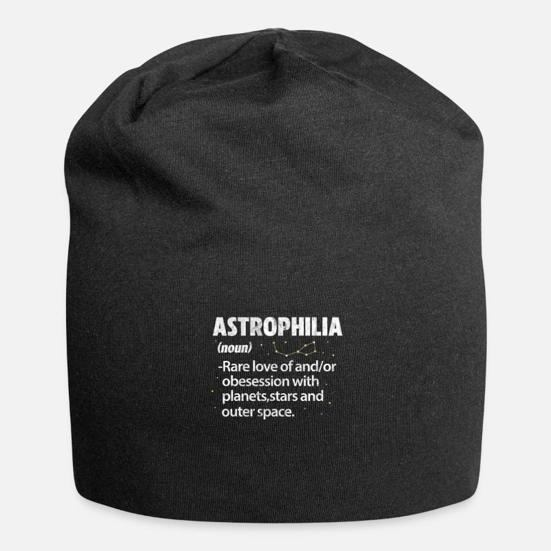 astronomy - Jersey Beanie - black