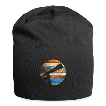 Astronomie - Jersey-Beanie - Schwarz - Vorne