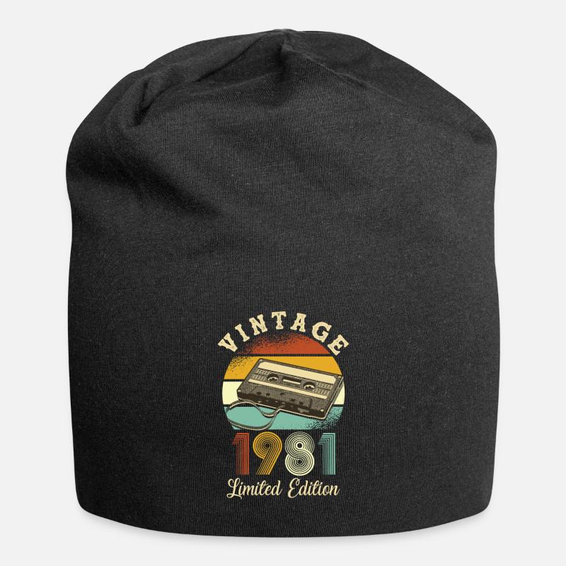 Vintage 1981 - Jersey Beanie - black