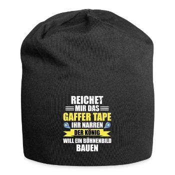 Stage Crew Bühnentechniker Veranstaltungstechnik - Jersey-Beanie - Schwarz - Vorne