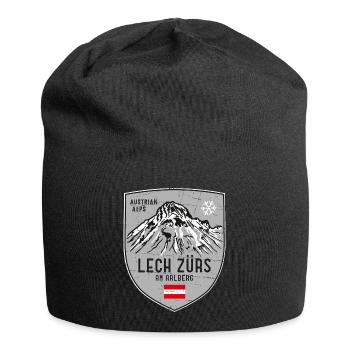 Lech Zürs Omeshorn Autriche Armoiries - Bonnet en jersey - noir - Devant