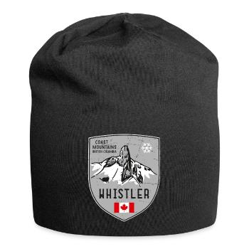 Whistler Black Tusk Kanada Wappen - Jersey-Beanie - Schwarz - Vorne