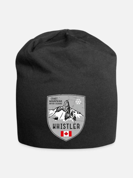 Whistler Black Tusk Kanada Wappen - Jersey-Beanie - Schwarz