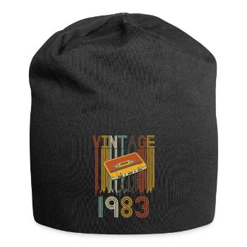 Vintage 1983 Retro - Jersey-Beanie - Schwarz - Vorne