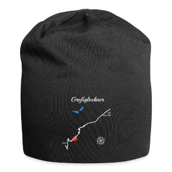 Großglockner-Hochalpenstraße Serpentine Pass - Jersey-Beanie - Schwarz - Vorne