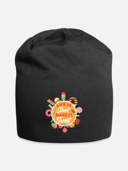 cuire - Bonnet en jersey - noir