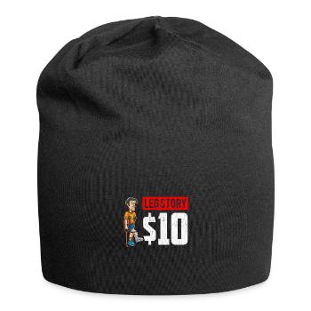 History broken leg broken bone recovery - Jersey Beanie - black - Front