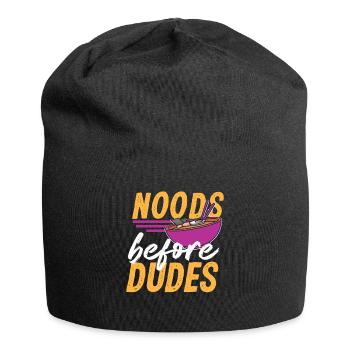 Ramen Männer - Jersey-Beanie - Schwarz - Vorne