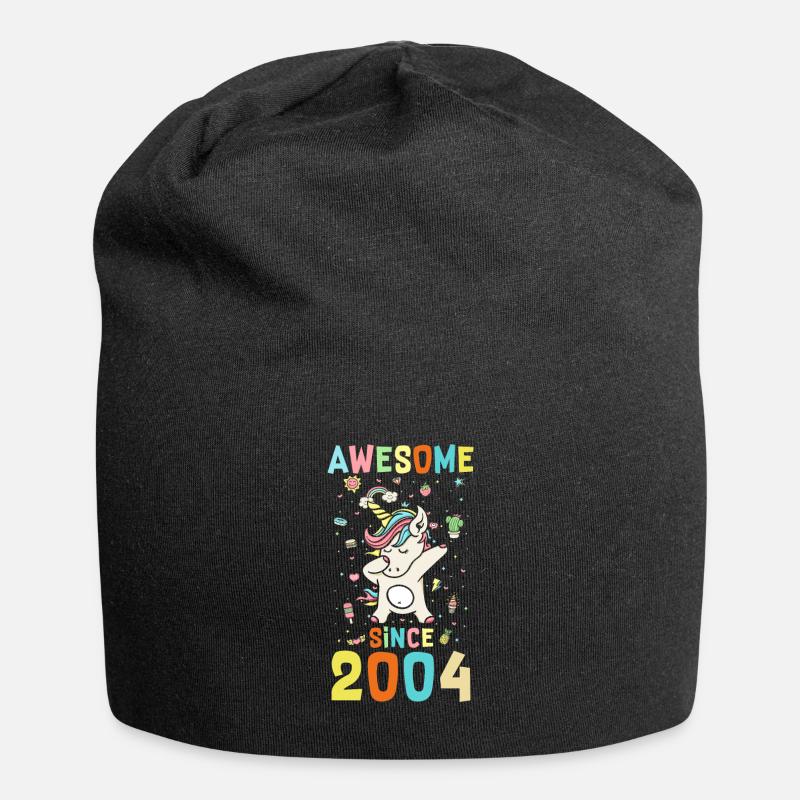 Awesome Since 2004 - Jersey-Beanie - Schwarz