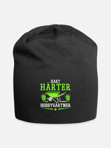 Gartenarbeit - Jersey-Beanie - Schwarz