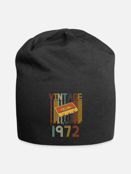 Vintage 1972 rétro - Bonnet en jersey - noir