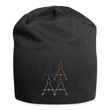 architecte - Bonnet en jersey - noir - Devant