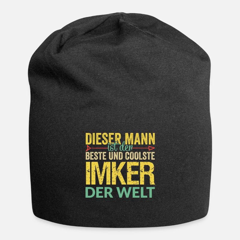 Imker - Jersey-Beanie - Schwarz