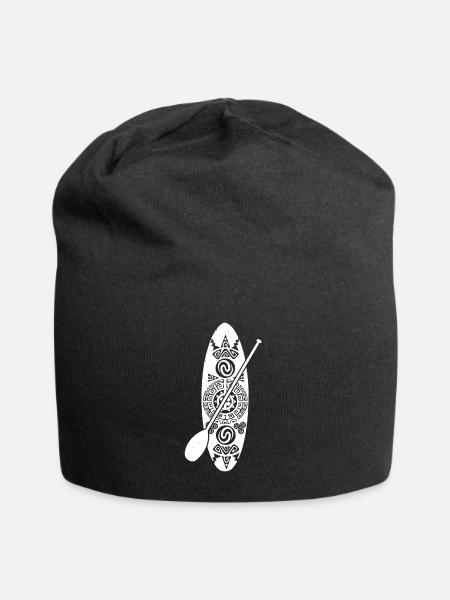 Stand Up Paddeling Paddleboard - Jersey Beanie - black