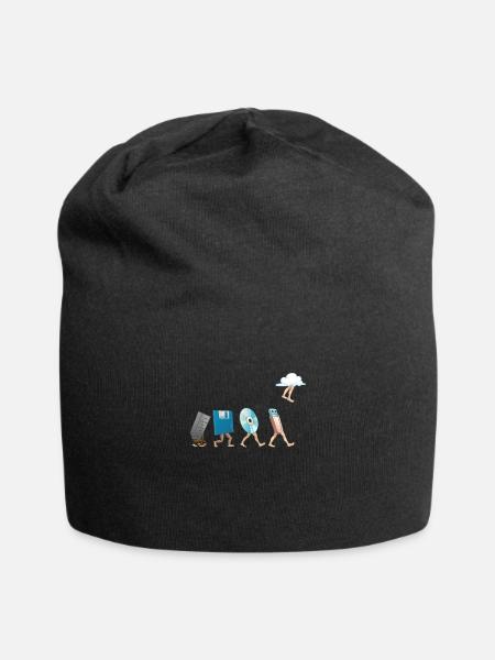 Computer Engineering Software Diskette USB Wolke - Jersey-Beanie - Schwarz