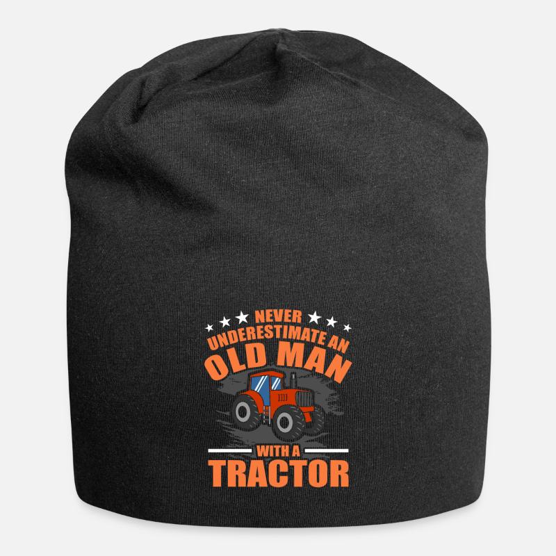 Traktor - Jersey-Beanie - Schwarz