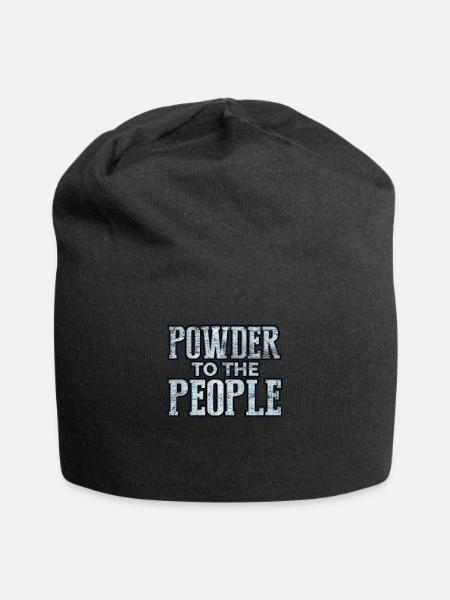 Snowboard - Jersey-Beanie - Schwarz