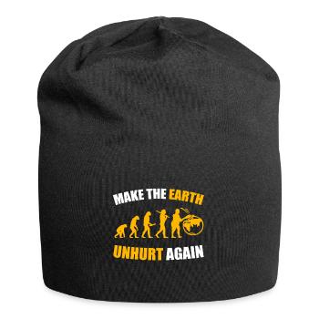 Earth Day - Climate Change - Jersey Beanie - black - Front