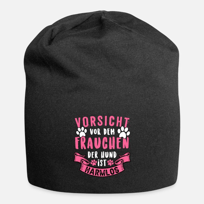 Méfiez-vous de la maîtresse - Bonnet en jersey - noir