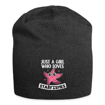 Just A Girl Who Loves Starfishes Seestern Kostüm - Jersey-Beanie - Anthrazit - Vorne
